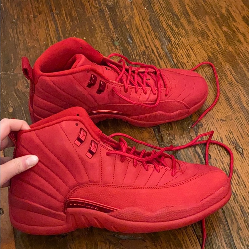 Michael Jordan AJ 12 Retro Shoe-Red